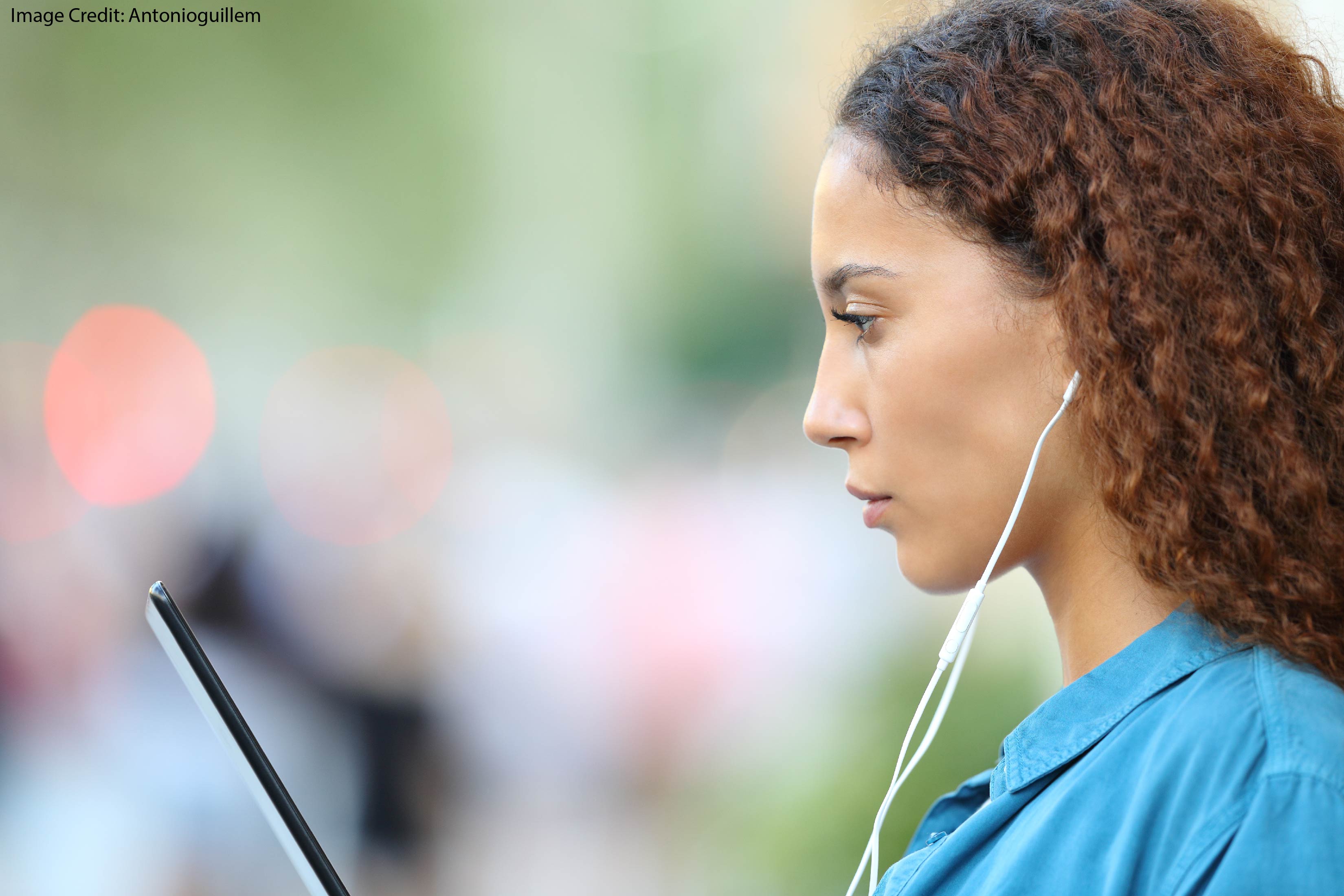 reading and listening to music