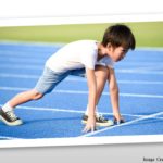 Boy at Track Start